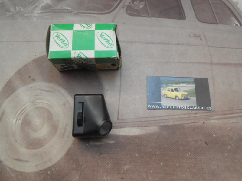 IRE280 PLAFON LUZ INTERIOR LECTOR DE MAPAS RENAULT 12 , YORKA NEGRO