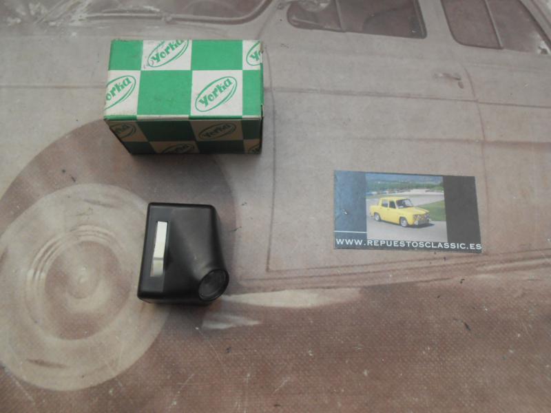 IRE281 PLAFON LUZ INTERIOR LECTOR DE MAPAS RENAULT 12 , YORKA NEGRO INTERRUPTOR BLANCO