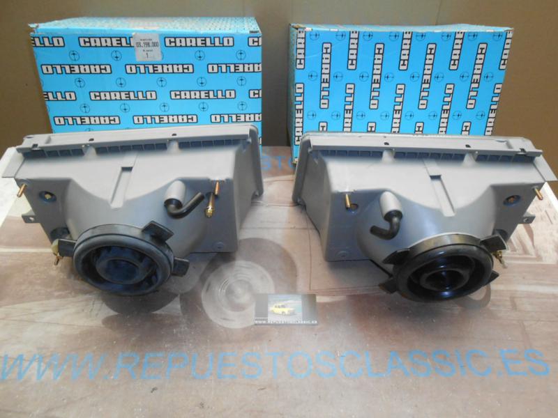 05P8 JUEGO FAROS H4 FIAT REGATA 83 -> 86 CARELLO 71203198009 / 71203199009