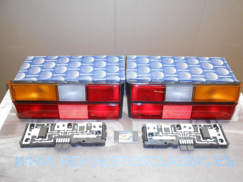 20P8 JUEGO PILOTOS TRASEROS VOLKSWAGEN GOLF MKI
