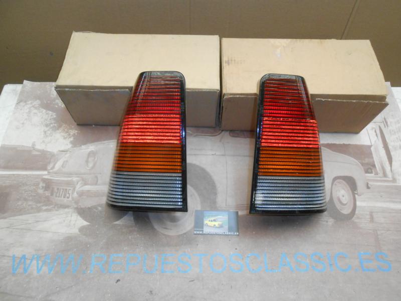 29P8 JUEGO TULIPAS PILOTOS TRASEROS OPEL KADETT E GSI 85->