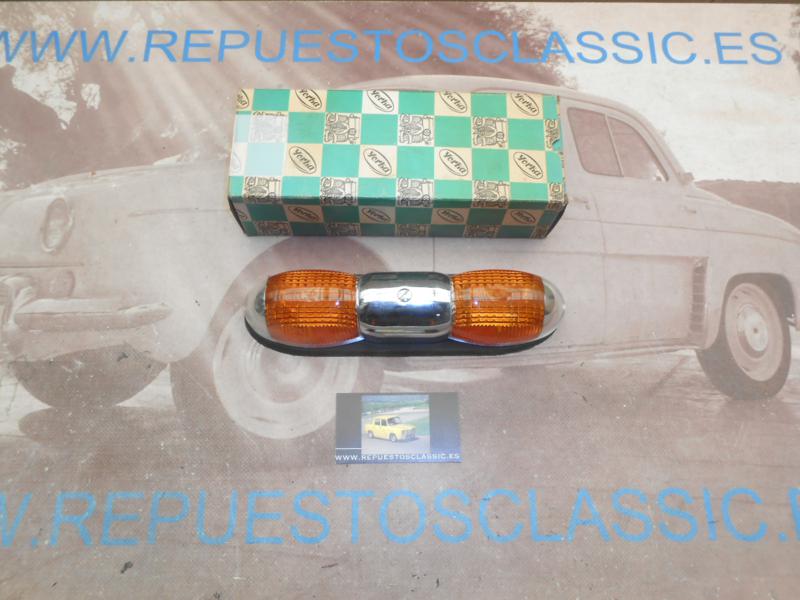 PI379 P4 PILOTO INTERMITENTE LATERAL AMBAR 4 PORTALAMPARAS , VEHICULO CLASICO INDUSTRIAL , CAMION , AUTOBUS