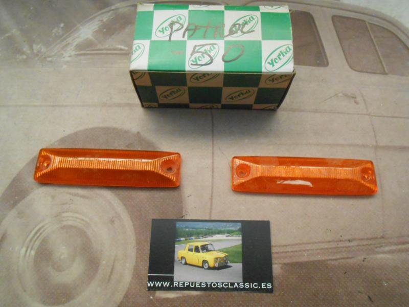 50P8 JUEGO TULIPAS AMBAR PILOTOS INTERMITENTES LATERALES NISSAN PATROL , YORKA 1423890043
