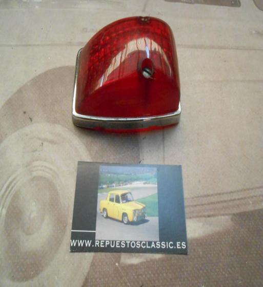 55P8 TULIPA ROJA FORMA CUÑA PILOTO UNIVERSAL CAMION CLASICO , AUTOCAR , REMOLQUE , CARAVANA , MEDIDA 95x63mm