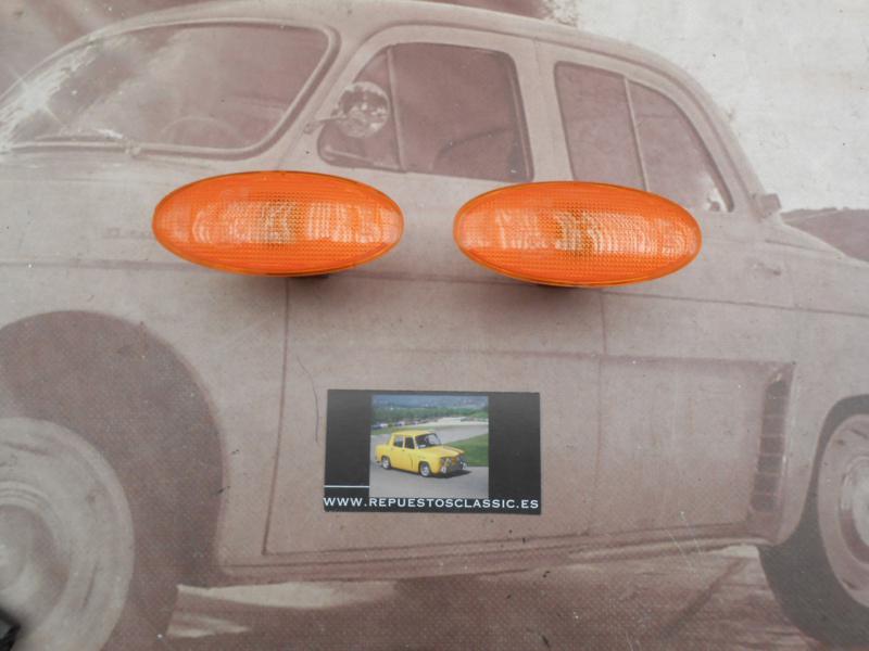 57P8 JUEGO PILOTOS INTERMITENTES LATERALES AMBAR FIAT PUNTO 93>98 RINDER 888 CON PORTALAMPARAS