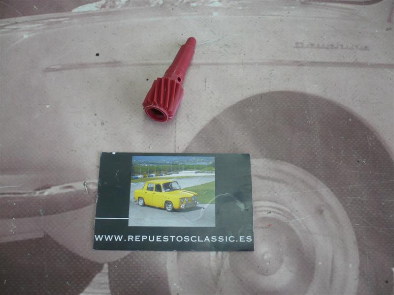 VW80762 PIÑON MANDO VELOCIMETRO VOLKSWAGEN GOLF MKI, MKII, JETTA 15 DIENTES ROJO 171957821B