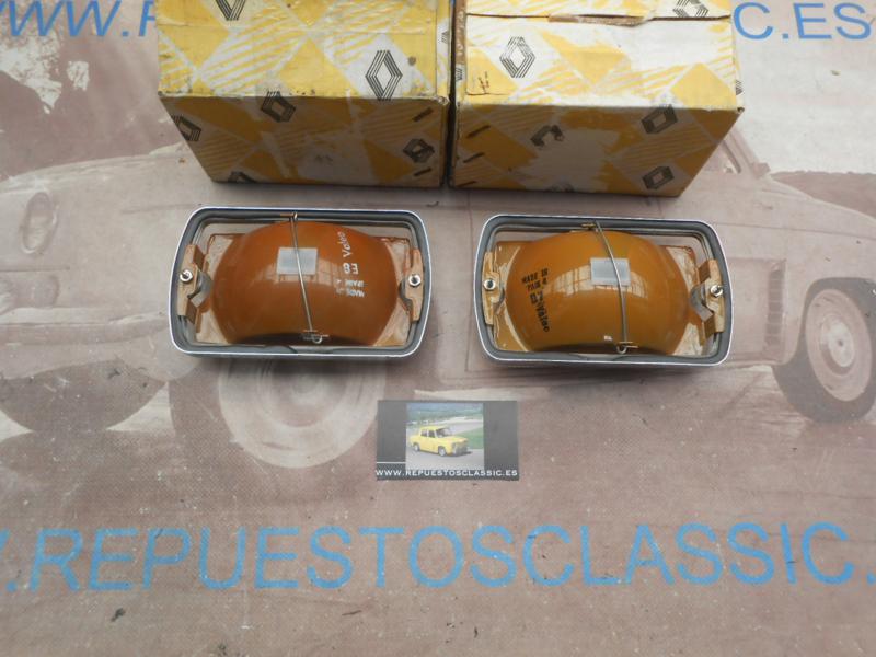 A35-15P8 JUEGO OPTICAS BLANCAS LARGO ALCANCE CIBIE AIRPORT 35 RENAULT 5 ALPINE Y OTROS ORIGINAL RENAULT 7702038247