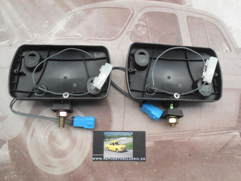 A35-22P8 JUEGO CARCASAS FAROS LARGO ALCANCE Y ANTINIEBLA CIBIE AIRPORT 35 PEUGEOT 106 Y OTROS REF. VALEO 084628