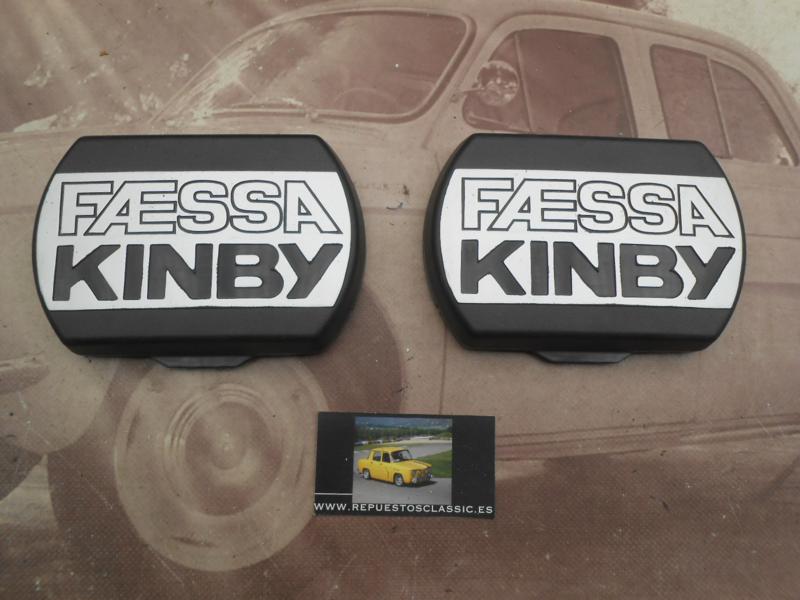 90P8 JUEGO TAPAS FAROS LARGO ALCANCE Y ANTINIEBLA FAESSA KINBY