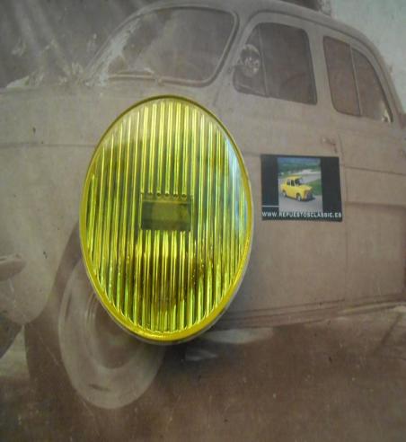 98P8 OPTICA REDONDA ANTINIEBLA AMARILLO KINBY , DIAMETRO : 148mm