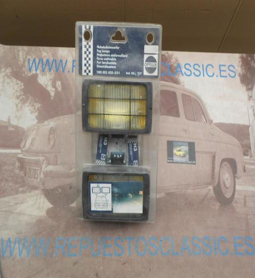 107P8 JUEGO COMPLETO FAROS ANTINIEBLA UNIVERSAL H3 OPTILUX 1NN005428821