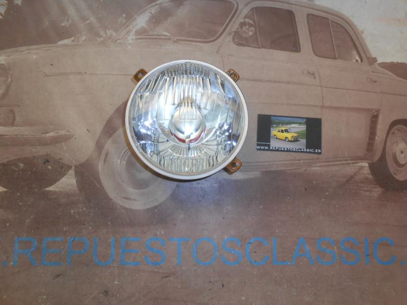PI409P2 OPTICA FARO REDONDO IZQUIERDO KINBY TRACTOR EBRO MF160 , MASSEY FERGUSON FOCO EUROPEO 138mm