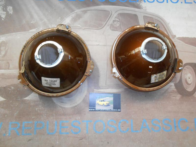 PI410P2 JUEGO OPTICAS FAROS REDONDOS PEGASO COMET FAESSA Y MEN-PAR SA FOCO EUROPEO 180mm