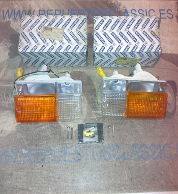 Pi412P2 JUEGO PILOTOS DELANTEROS LUZ POSICION - INTERMITENTE YORKA ORIGINALES NISSAN PATROL 80-->89 (160) REF. 26125G9601/26120G
