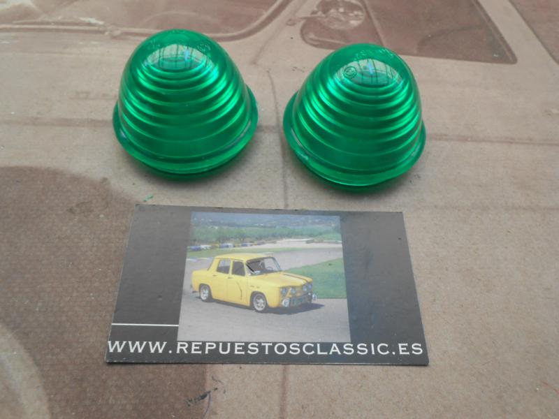 PI428P2 JUEGO TULIPAS UNIVERSALES PILOTOS REDONDOS VERDES MEDIDA 45x34mm ENROSCA EXTERIOR