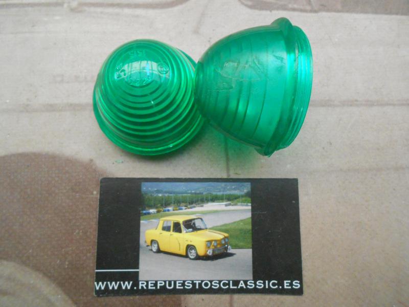 PI428P2 JUEGO TULIPAS UNIVERSALES PILOTOS REDONDOS VERDES MEDIDA 45x34mm ENROSCA EXTERIOR