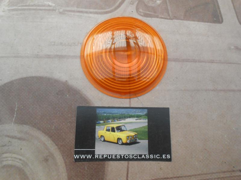 PI459P2 TULIPA UNIVERSAL PILOTO REDONDO INTERMITENTE AMBAR CAMION REMOLQUE TRACTOR AUTOBUS MEDIDA 85x10mm