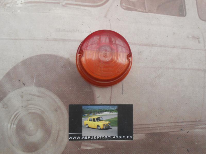 PI468P2 TULIPA PILOTO TRASERO REDONDO ROJO / AMBAR CAMION , REMOLQUE , TRACTOR MEDIDA 75mm