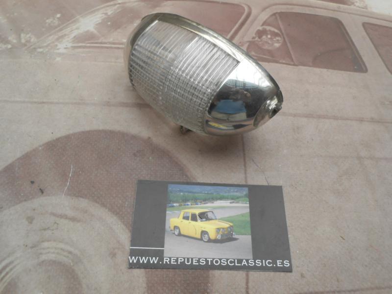 PI478P2 TULIPA PILOTO OVALADO LUZ POSICION BLANCO CAMION AUTOBUS CARAVANA REMOLQUE MEDIDA 110x54x43mm