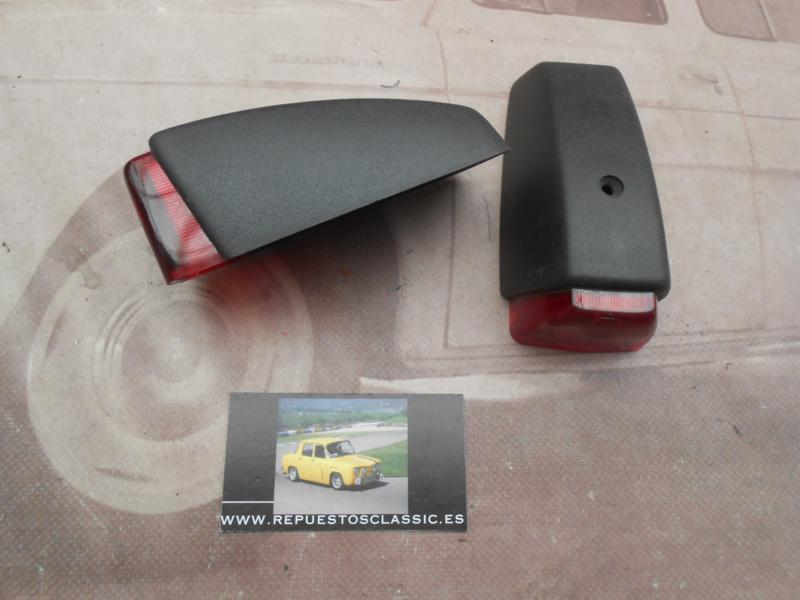 PI481P2 JUEGO PILOTOS GALIBO ROJO MEDIDA 120x60x45mm SIN PORTALAMPARAS