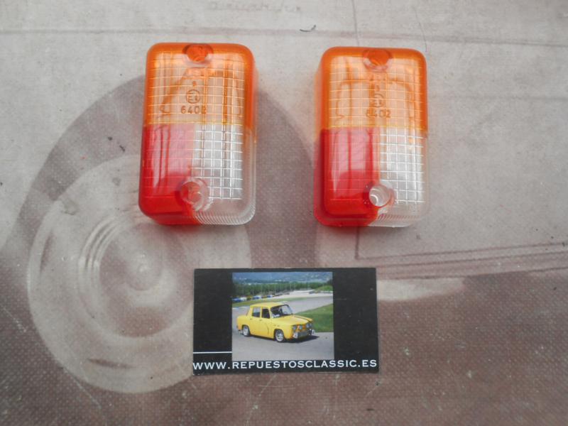 PI501P2 JUEGO 2 TULIPAS PILOTO COLGANTE LATERAL DERECHO CAMION , TRACTOR , REMOLQUE  MEDIDA 81x50x35mm