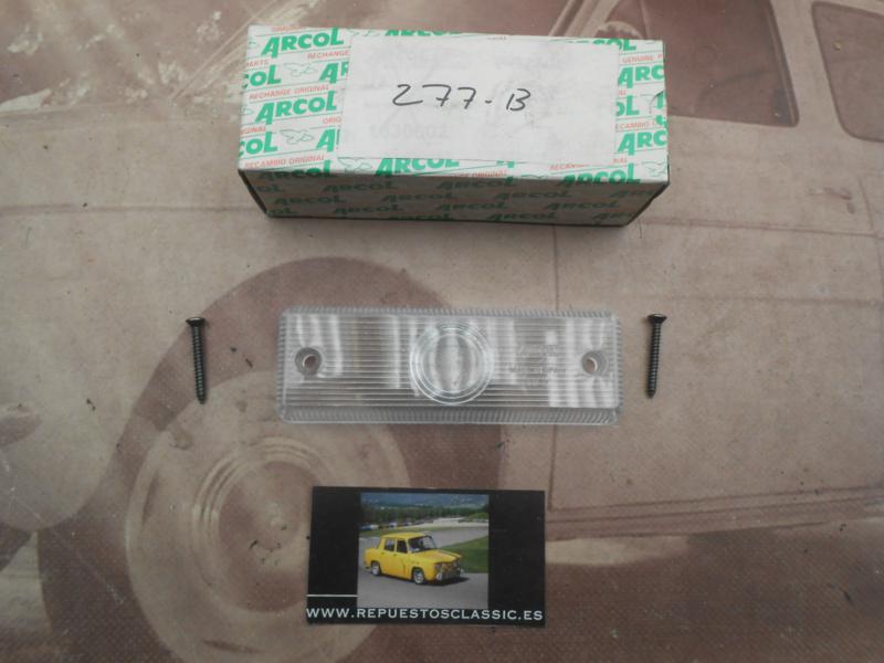 Pi513P2 TULIPA PILOTO EMPOTRABLE LUZ ESTRIBO AUTOBUS CAMION SEÑALIZACION BLANCO ARCOL P277 MEDIDA 130x44x12mm