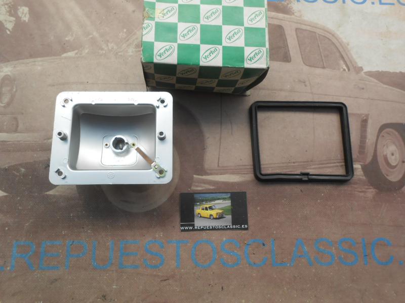 Pi526P2 PORTALAMPARAS PILOTO CUADRADO CAMION TRACTOR REMOLQUE 131x107mm DE TORNILLO A TORNILLO 108mm