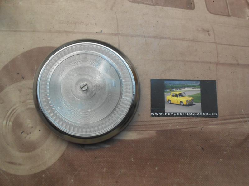 Pi552P2 PLAFON REDONDO VINTAGE LUZ INTERIOR CORTESIA CAMION AUTOBUS CARAVANA , MEDIDA 125x47mm