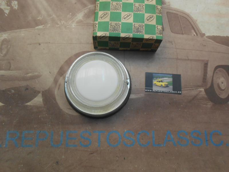Pi559P2 PLAFON REDONDO VINTAGE LUZ INTERIOR AUTOBUS BARREIROS MEDIDA 145x49mm