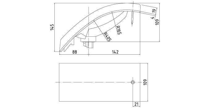 Pi579P2 JUEGO 3 PILOTOS TRASEROS ARCOL P285 UNIVERSALES ENVOLVENTES AUTOBUS , ( INTERMITENTE , POSICION/FRENO , ANTINIEBLA )