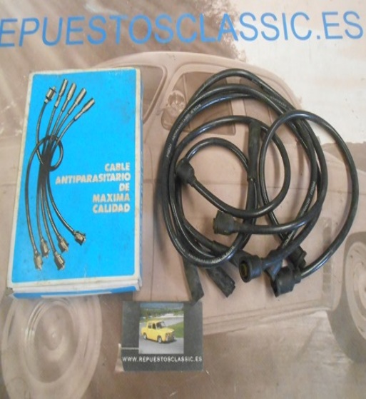 CB06 JUEGO CABLES BUJIAS ANTIPARASITARIOS SEAT 124 , 1430 , 131 ( MOTOR 1430 ) , REGATA 70