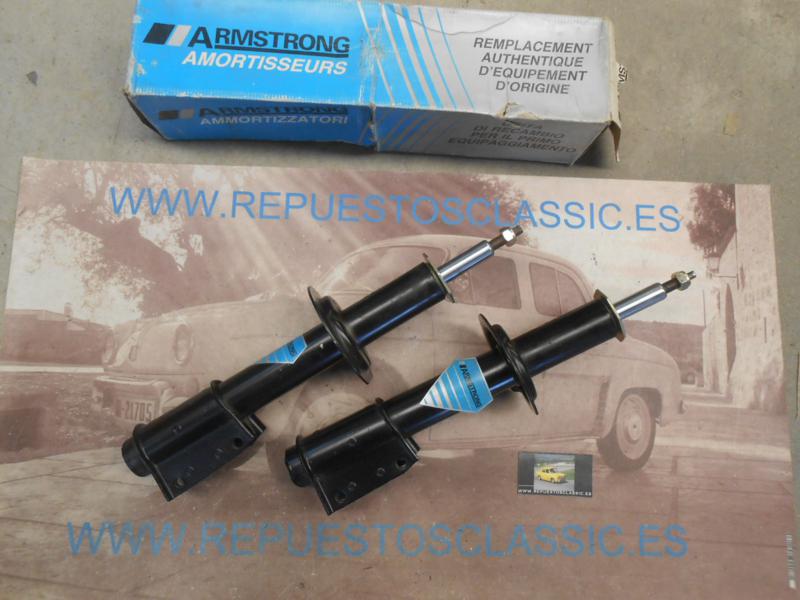 AM11 JUEGO AMORTIGUADORES DELANTEROS SEAT - FIAT 131 DIESEL ARMSTRONG S95 - 2350