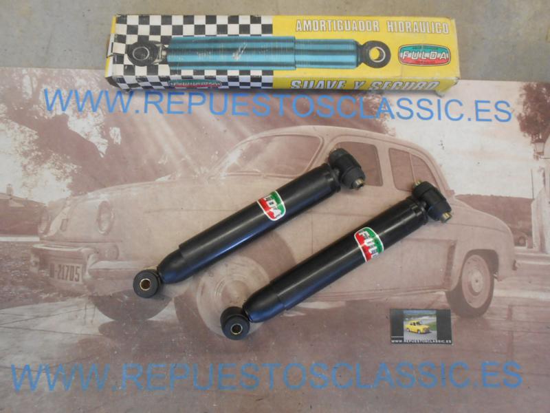 AM21 JUEGO AMORTIGUADORES TRASEROS FULDA SEAT 131 FAMILIAR / PANORAMA DOBLE EFECTO