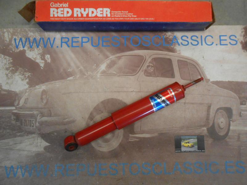 AM92 AMORTIGUADOR TRASERO SEAT 131 , 124 , 1430 , 124 SPORT , 132 , GABRIEL RED RYDER 42283 P3071 REFORZADO DOBLE EFECTO