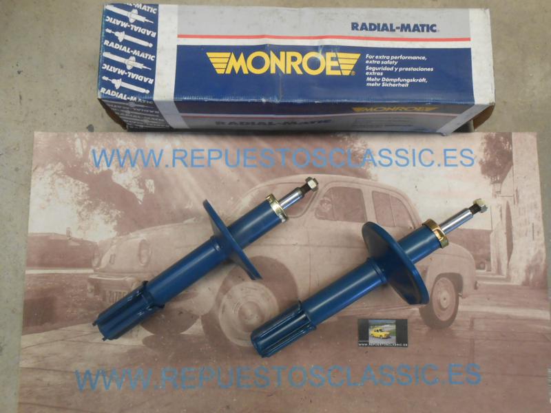 AM134P2 JUEGO AMORTIGUADORES DELANTEROS RENAULT SUPERCINCO 84->89  MONROE 11081 RADIAL MATIC