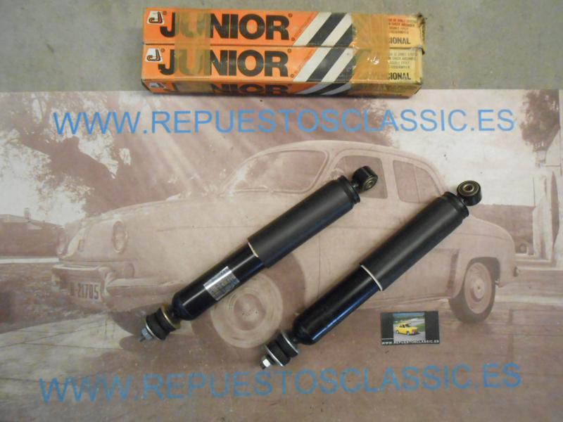AM144P2 JUEGO AMORTIGUADORES TRASEROS RENAULT R4 , F6 , JUNIOR 144 DOBLE EFECTO