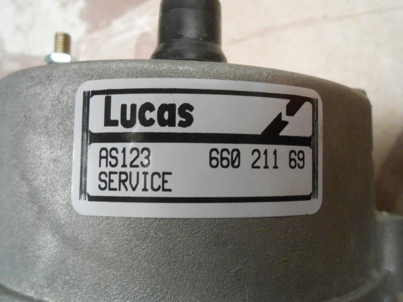 NAB905 - AS123 ALTERNADOR LUCAS UNIVERSAL AGRICOLA , MARINO 12v - 70A REF. 66021169