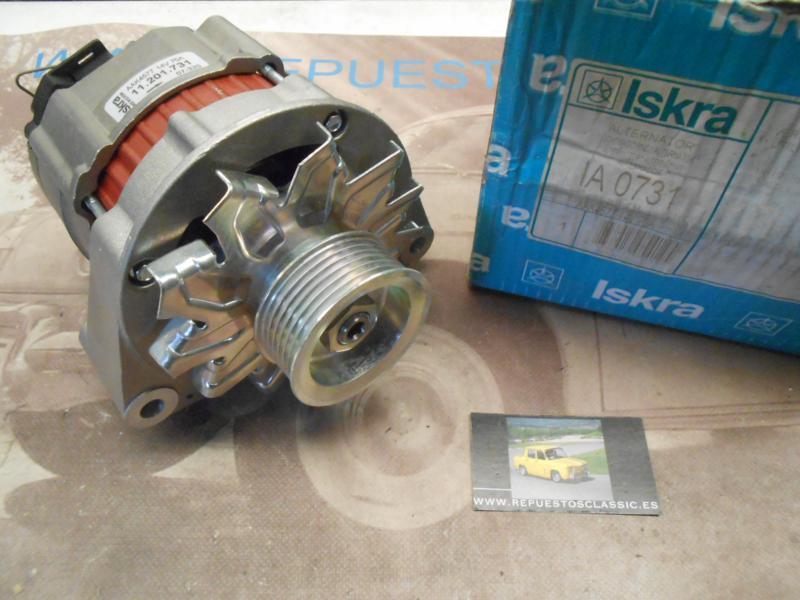 IA0731 ALTERNADOR ISKRA MERCEDES - BENZ 190 (W201) , E 250 TD (W124) , T1 (14v - 70A) REF. 11201731 - AAK4577