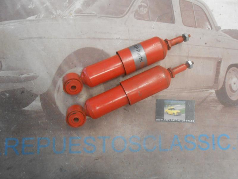 AM307P3 JUEGO AMORTIGUADORES DELANTEROS SIMCA 1000 , AP PARTS 1004 DOBLE EFECTO
