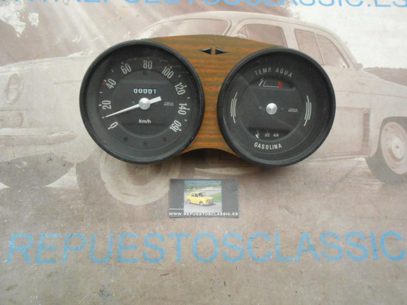CK08 CUADRO CUENTAKILOMETROS SEAT 850 SPECIAL Y COUPE 160 K/h