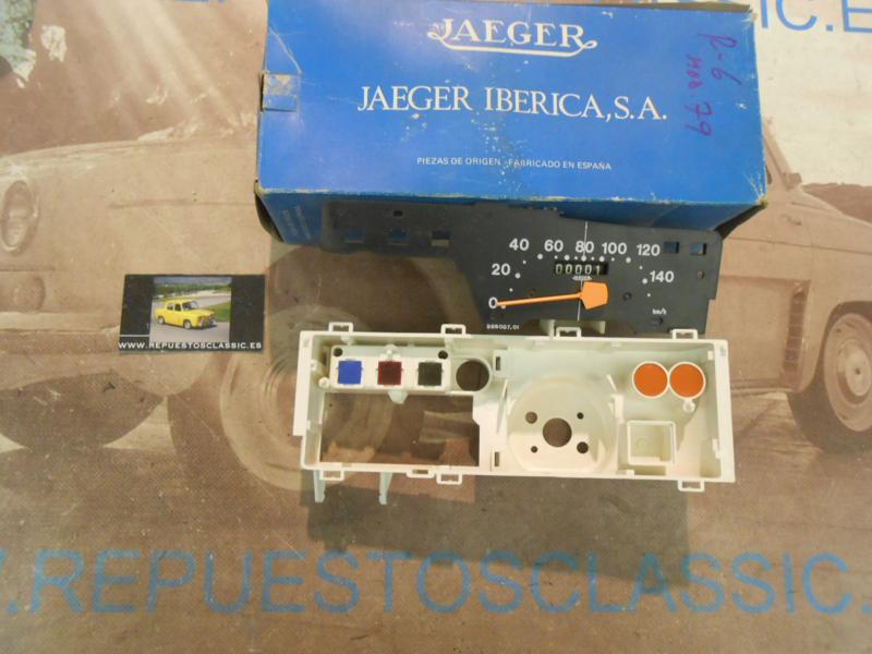 CK24 VELOCIMETRO CUENTAKILOMETROS CON CARCASA RENAULT 6 MODELO 79 , JAEGER 6517 + 6417