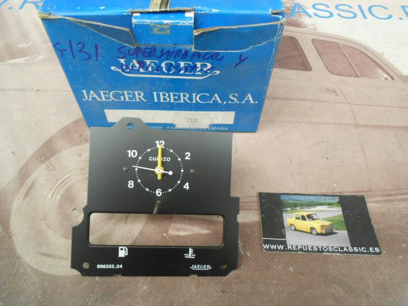 CK124 RELOJ HORARIO CUADRO SEAT 131 SUPERMIRAFIORI , DIPLOMATIC , JAEGER 8310 - 996353.04