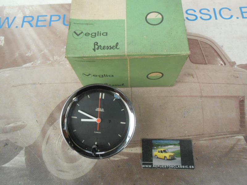 CK135 RELOJ HORARIO SALPICADERO VEHICULO INDUSTRIAL 24V , VEGLIA 700321 DIAMETRO 100mm