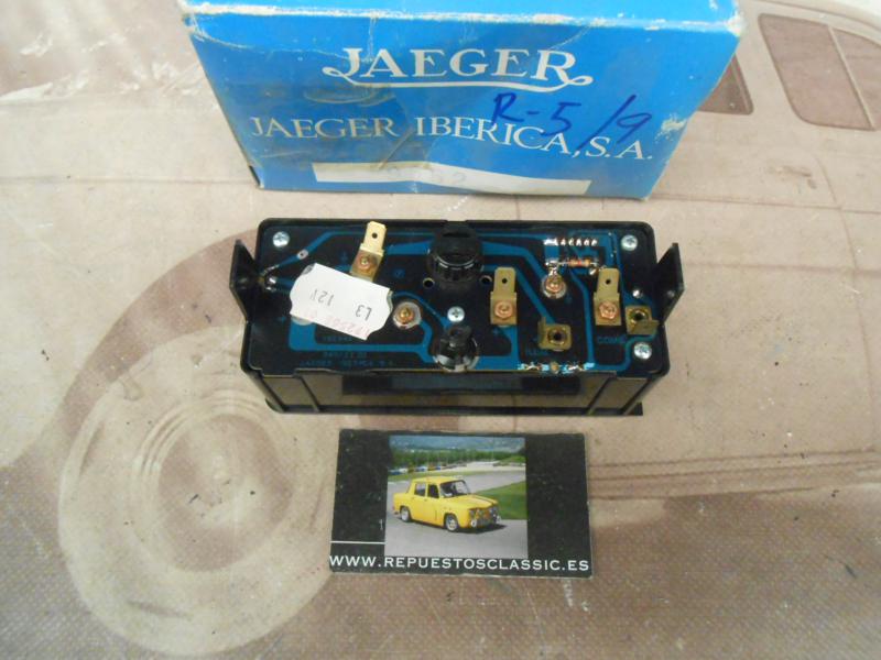 CK160 CONJUNTO RELOJES SALPICADERO TEMPERATURA Y VOLTIMETRO BATERIA RENAULT 5 , 9 , JAEGER 9662