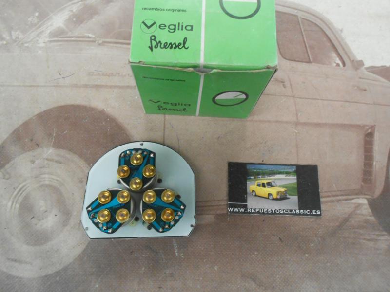 CK167 CONJUNTO RELOJ NIVEL COMBUSTIBLE , TEMPERATURA MOTOR Y ACEITE SEAT IBIZA MKI , VEGLIA 401051