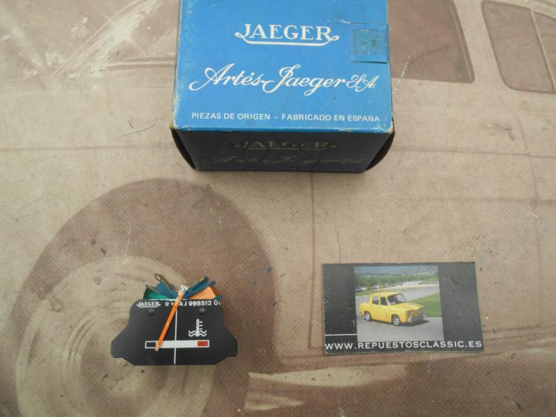 CK228 RELOJ INDICADOR TEMPERATURA RENAULT 12 TS , JAEGER 6333 - 998512.01 REF. ORIGEN 7701019147