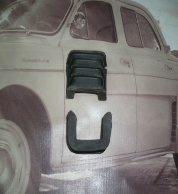 GOMA SOPORTE RADIADOR SEAT 127, 124, 1430, 128, 1200 SPORT