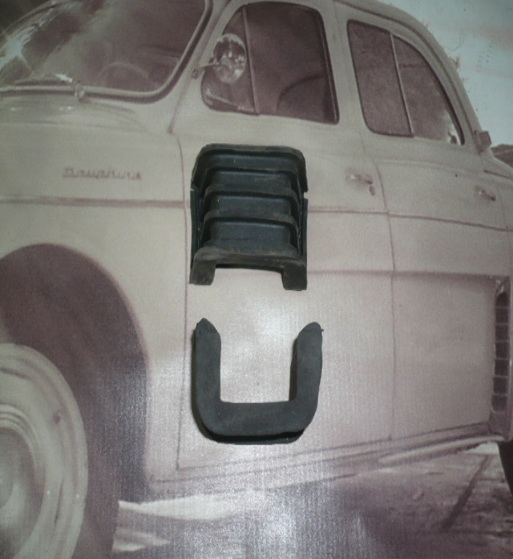 GOMA SOPORTE RADIADOR SEAT 127, 124, 1430, 128, 1200 SPORT