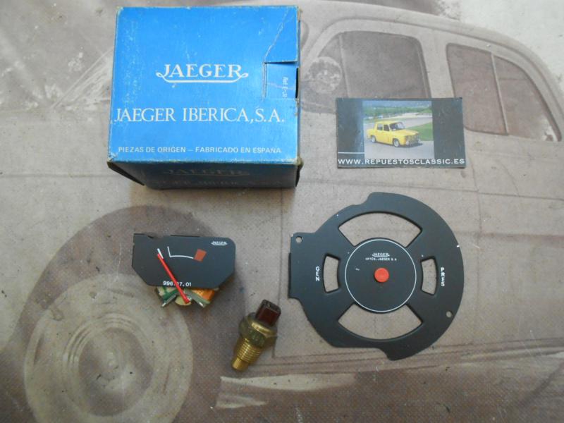 CK249 CONJUNTO INDICADOR TEMPERATURA SEAT 127 , RELOJ Y TERMORRESISTENCIA JAEGER 9551 - 996187.01