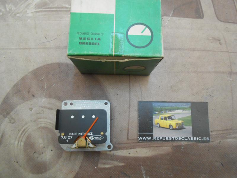 CK280 RELOJ INDICADOR NIVEL COMBUSTIBLE CITROEN 2cv , 3cv , HY, 12v , VEGLIA 73107
